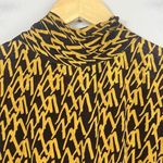 ZARA  Mock Neck Printed Maxi Dress Balloon Sleeve Smocked Waist Size XS preppy Photo 6