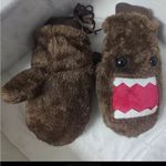 Brown Furry Monster Mittens Photo 7