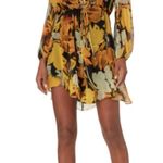 Milly  Reina Paper Peony Silk Mini Dress Size 10 Photo 1