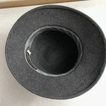 Goorin bros  Wool Cloche Hat Gray Ribbon Womens Wide Brim Classic Felt Size Large Photo 5