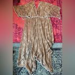 Handmade Boho‎ Bohemian Lace Women’s Plus Maternity Baby Shower Dress Fits 40DD/2X Photo 1