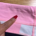 Lululemon Cropped Stretch High Rise Legging Pink Black Yoga Athletic Photo 10