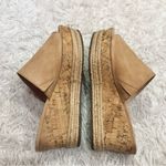 Schutz  Thalia Espadrille Platform Wedge Slides Tan‎ 10B Photo 5