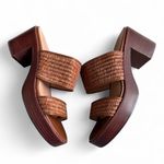 Madewell  The Kiera Mule Platform Sandal Dried Maple Brown Size 7 Photo 2