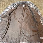 A New Day Autumn Plaid 2 Button Blazer Jacket Brown Preppy Academia Old Money Photo 8