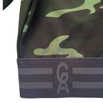 Good American Like New Icon Crop Workout Top Green Camo Size Photo 7