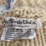 virgin wool made on italy knit cardigan Filene’s vintage size XL Photo 7
