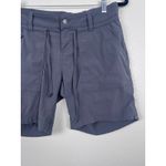 prAna ‎ Women's Tie Waist Shorts Gray Sz 6 Photo 2