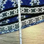 Lucky Brand  Multicolored V-Neck Bohemian Top Size M Photo 5