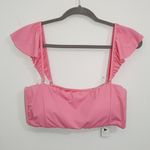 The Bikini Lab  Pink Swimsuit Top Size XXL NWT Barbie Pink Plus Size Bikini Top Photo 2