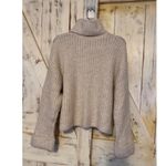 Philosophy  Turtleneck Knit Sweater Ivory Taupe Pullover Size Medium‎ Photo 3
