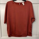 Chico's Chico’s Rust Color Polyester Top Photo 0