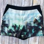 Ted Baker LONDON BLACK MULTI JASIRI PALM TREE PARADISE PRINT ZIP PULL ON DRESS SHORTS Photo 5