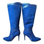 6.5 Monroe & Main royal blue suede knee Photo 9