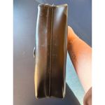 Furla  Vintage Y2K Black Leather Shoulder Bag Silver Buckle Photo 4