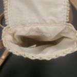 Aerie Cream Woven Crossbody Bag One Size Photo 5