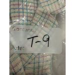 St. John Knits Cream Blue JACKET Siz 8 Suit Blazer Multicolor Plaid Classic Photo 10