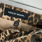 Ashley Mason NWT  Leopard Skinny Cargo Pants Photo 10