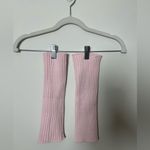 Pretty Little Thing  Pink Ribbed Arm Warmers Photo 0
