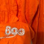 Karen Scott Vintage Halloween Ghost Embroidered Long Sleeve Button Shirt Women L Photo 5