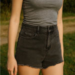 William Rast William Rast Women Size 27 High Rise Denim Shorts Gray Frayed Hem Photo 0