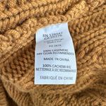 Nili Lotan Jodelle Cable Knit Sweater Cashmere sz Medium Long Sleeves Crew Neck Brown Photo 11