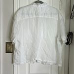 H&M HM linen boxy button down Photo 3