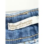 Stradivarius  Jean Shorts Size 2 Blue Bohemian Cut Off Frayed Photo 5