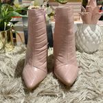Boutique NEW Pink Croc Booties Photo 1