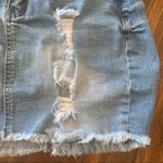 Wax Jean  Denim Stretch Distressed Skirt M Photo 1