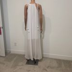 Show Me Your Mumu  medium adjustable halter tie sheer dress SW 3123 Photo 6