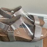 Me Too Adam Tucker by  pewter metallic sandals Photo 2