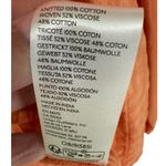 Pilcro Anthropologie Long-Sleeve Babydoll Top Light Orange Gingham Size Small Photo 12