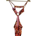 Beach Riot Kirsten 70s Geo Print Cut Out O-Ring One Piece Swimsuit Size Small Photo 7