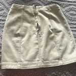 Free People  faded green, mini skirt and size 12 Photo 0