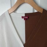 Staud Shoko Sweater Dress in Tan White L Size L Photo 6
