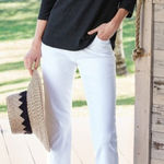 Soft Surroundings  Solene Eyelet Crop Denim‎ Jeans 

Size 18W 

NWT Photo 0