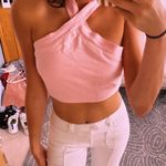 Kendall + Kylie pink sleeveless crop top Photo 0