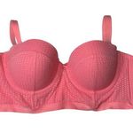 Aerie Pink lace Underwire Bra 34D Molded Cups and Adjustable Straps Photo 0