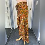 Hayden Floral Cottagecore MIDI Wrap Skirt Photo 4