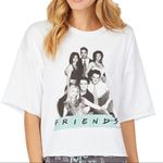 Friends large pajama top crewneck drop shoulder White Photo 9