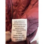 Westbound Dual Pocket Knit Contrast Vest Medium Maroon Full Zip Pockets Fall Photo 8