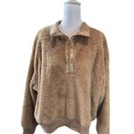 Sonoma New Women's Goods For Life Pullover Size XXL Beige Cozy Quarter Zip Photo 5
