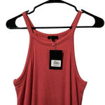 NWT ATM Collection High Neck‎ Ribbed Midi Dress Size Small Pink Photo 1