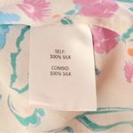 Tanya Taylor  100% Silk Pajama Top Blouse Button Front Shirt Size XS Photo 8