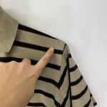 Bugle Boy Vintage‎  Striped Polo Tan Size M Photo 4
