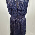 Julian Taylor Navy Lace Dress Photo 1