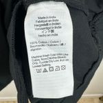 Madewell  Poplin Splitneck Mini Shirtdress Minimalist Relaxed Jet Black Small NWT Photo 11