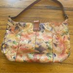 Patricia Nash Large Floral Italian Leather Hobo Shoulder Bag Photo 6