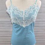 Eyeshadow  Cami Top with Lace Blue-Large Photo 0